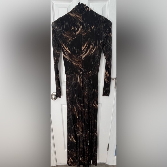 AllSaints Mina Printed Long Sleeve Slim
Fit Maxi Dress - Size 0 - Picture 6 of 10